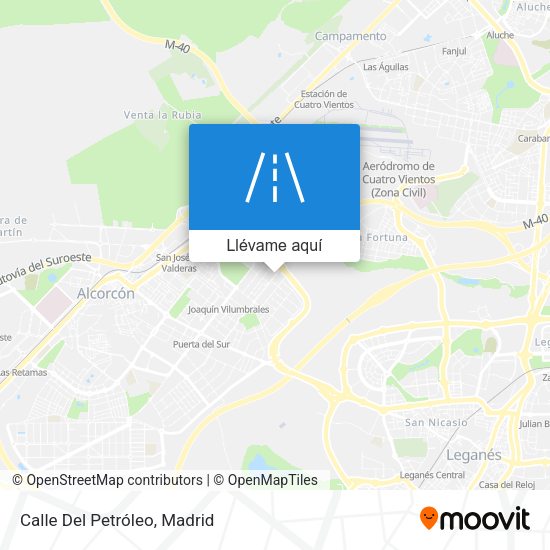 Mapa Calle Del Petróleo