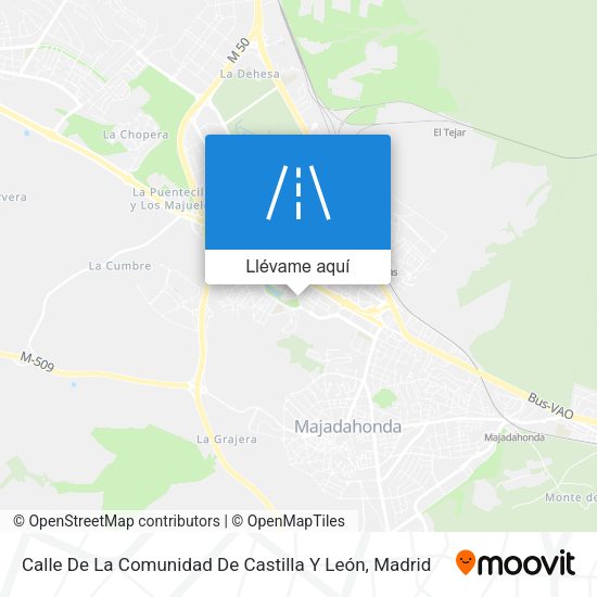 Mapa Calle De La Comunidad De Castilla Y León