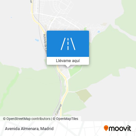 Mapa Avenida Almenara