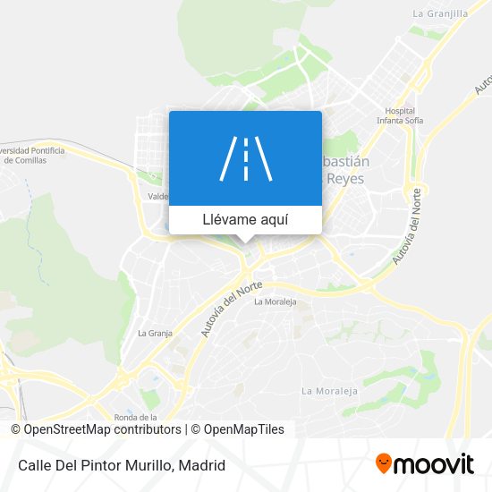 Mapa Calle Del Pintor Murillo