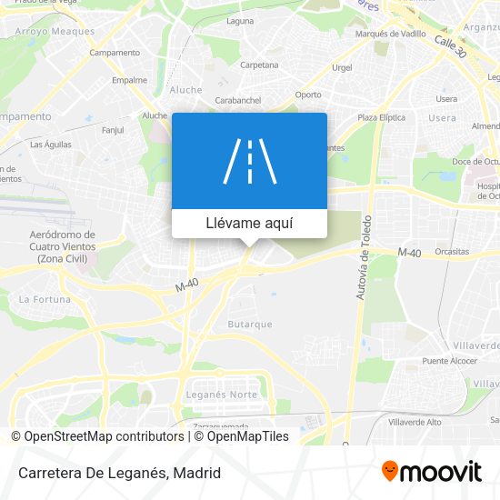 Mapa Carretera De Leganés