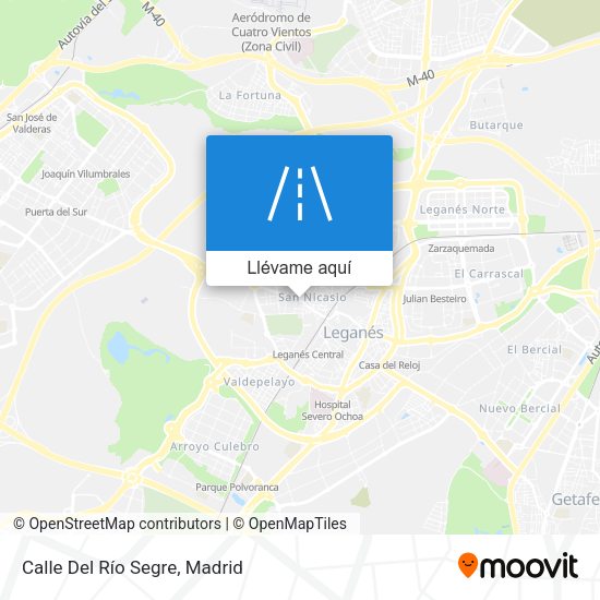 Mapa Calle Del Río Segre