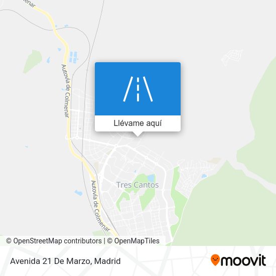 Mapa Avenida 21 De Marzo