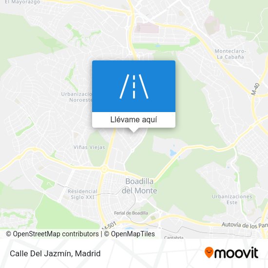 Mapa Calle Del Jazmín