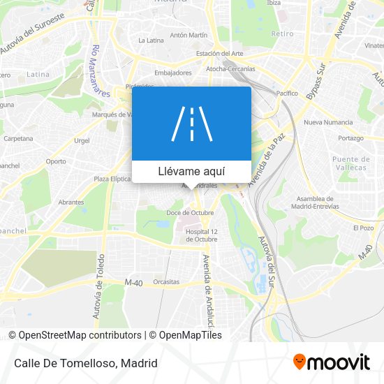 Mapa Calle De Tomelloso