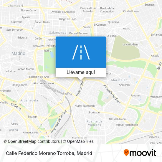 Mapa Calle Federico Moreno Torroba