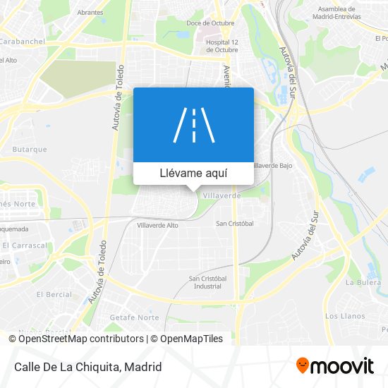 Mapa Calle De La Chiquita