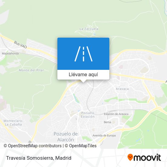 Mapa Travesía Somosierra