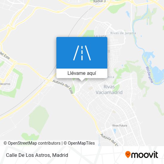 Mapa Calle De Los Astros