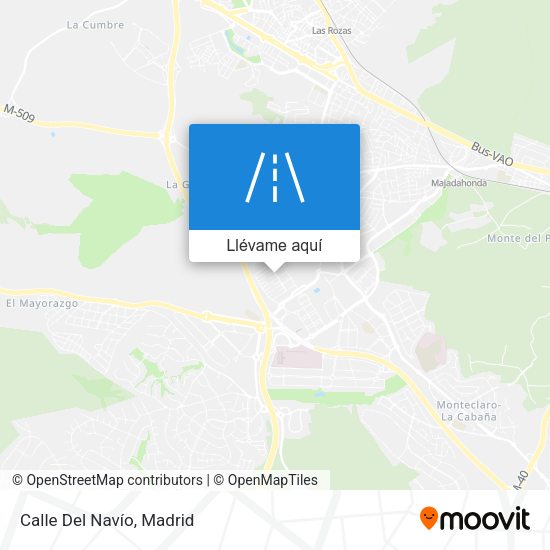 Mapa Calle Del Navío
