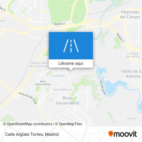 Mapa Calle Aigües Tortes
