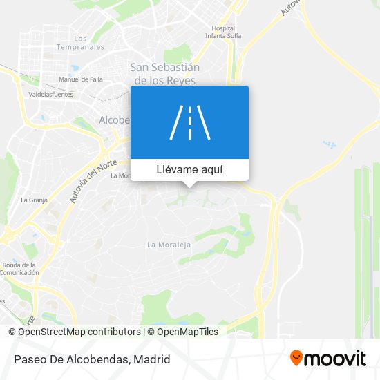 Mapa Paseo De Alcobendas