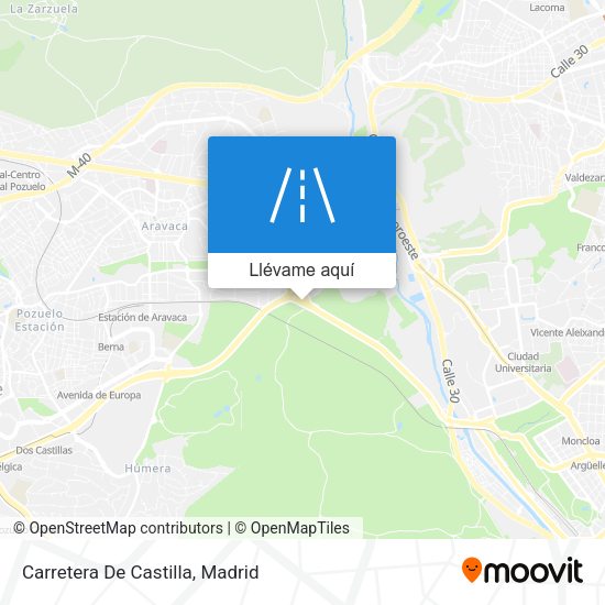 Mapa Carretera De Castilla