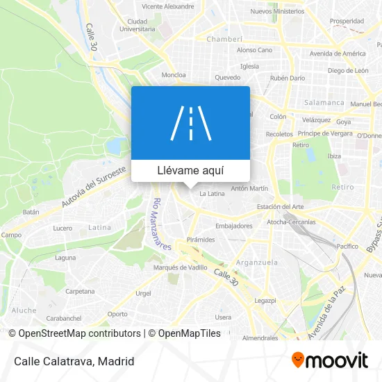 Mapa Calle Calatrava