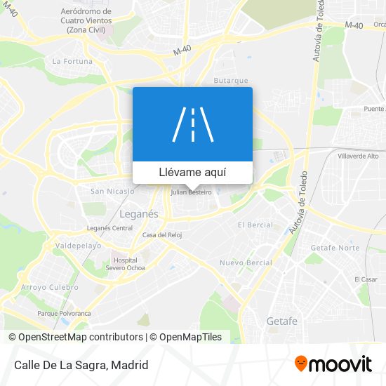 Mapa Calle De La Sagra