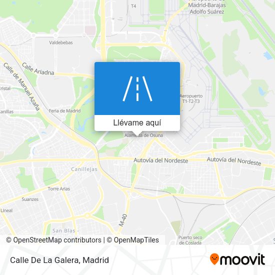 Mapa Calle De La Galera