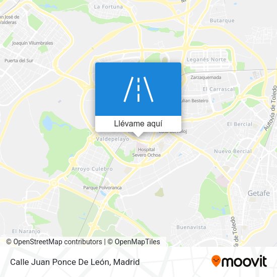 Mapa Calle Juan Ponce De León