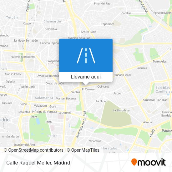 Mapa Calle Raquel Meller