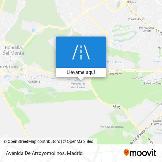 Mapa Avenida De Arroyomolinos