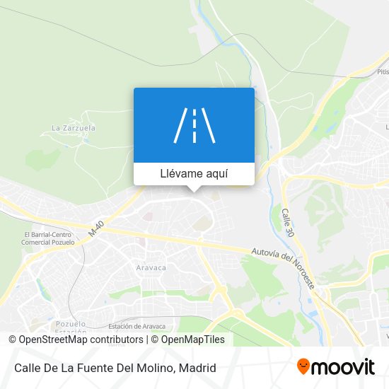 Mapa Calle De La Fuente Del Molino