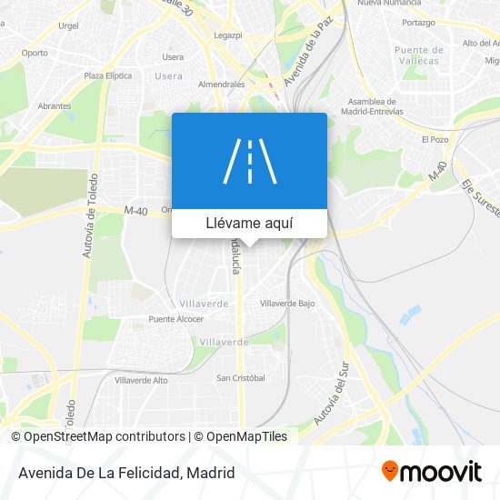 Mapa Avenida De La Felicidad