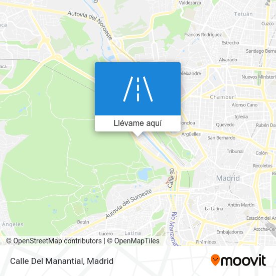 Mapa Calle Del Manantial