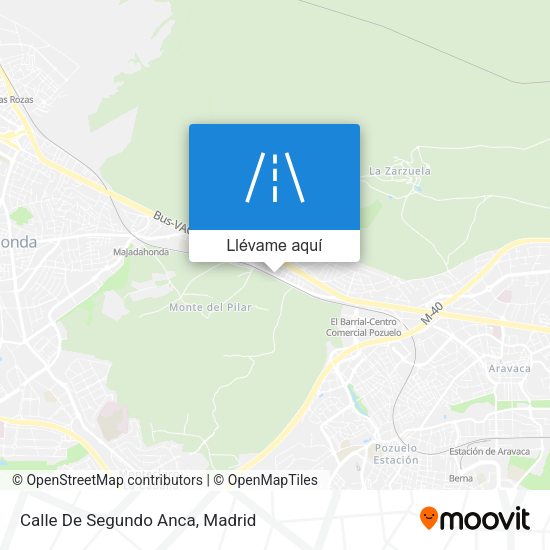 Mapa Calle De Segundo Anca