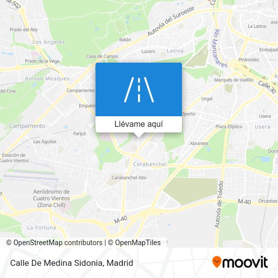 Mapa Calle De Medina Sidonia