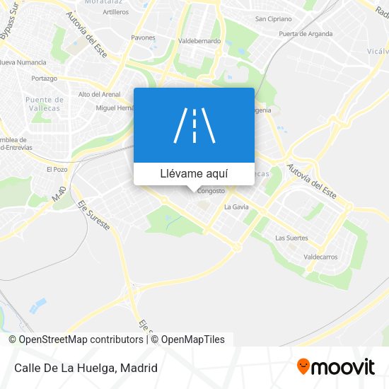 Mapa Calle De La Huelga