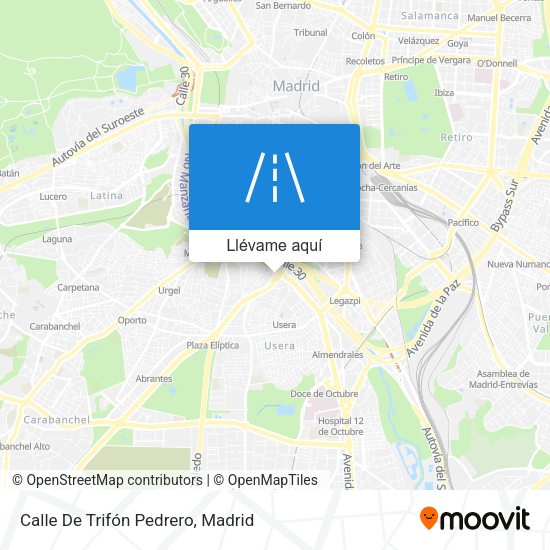 Mapa Calle De Trifón Pedrero