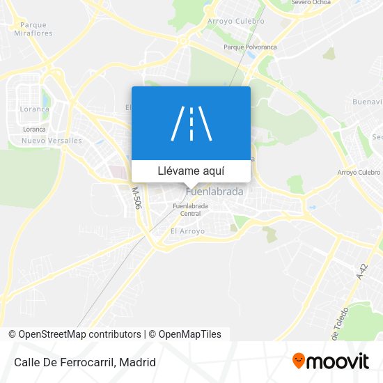 Mapa Calle De Ferrocarril