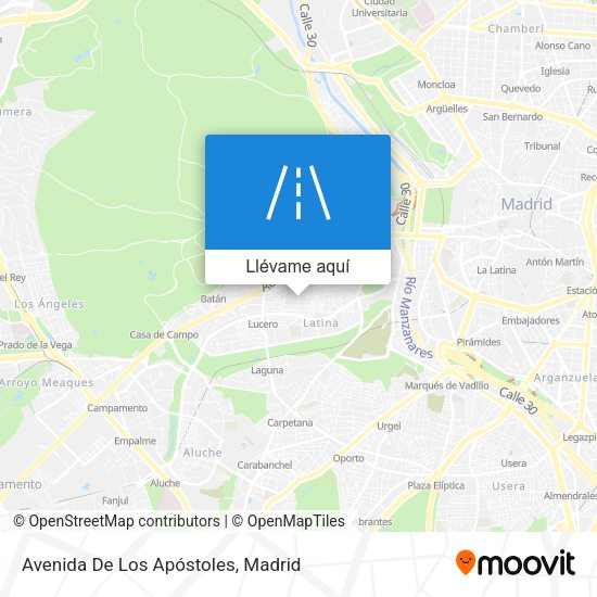 Mapa Avenida De Los Apóstoles