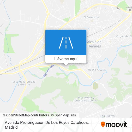 Mapa Avenida Prolongación De Los Reyes Católicos