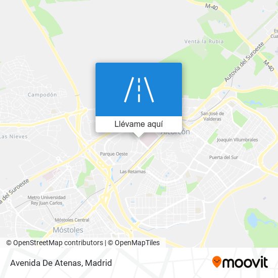 Mapa Avenida De Atenas