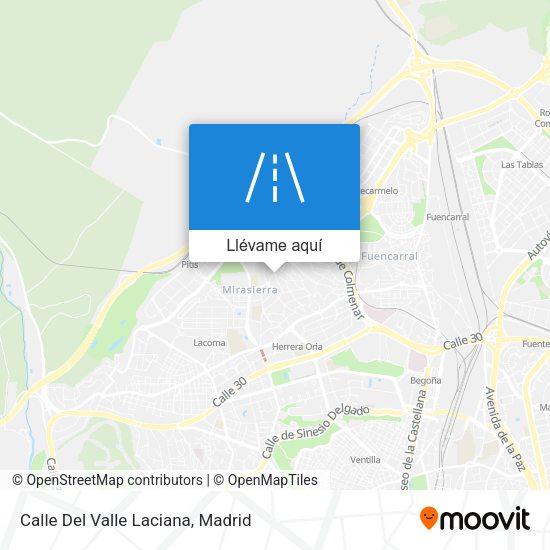 Mapa Calle Del Valle Laciana