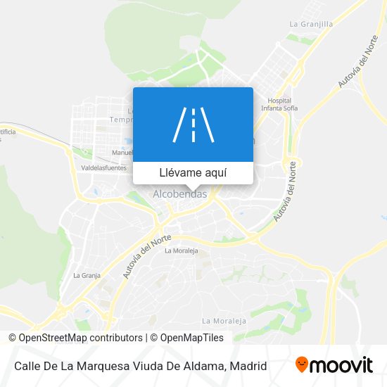 Mapa Calle De La Marquesa Viuda De Aldama