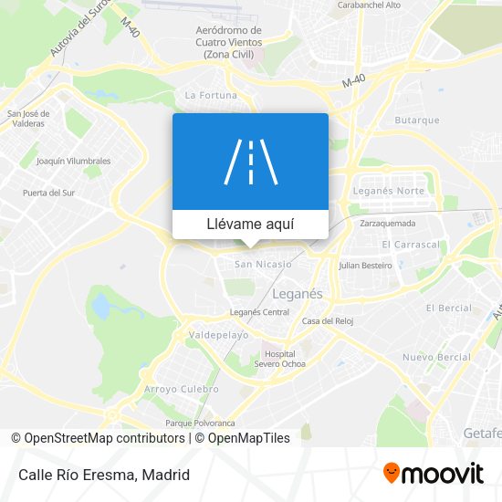 Mapa Calle Río Eresma
