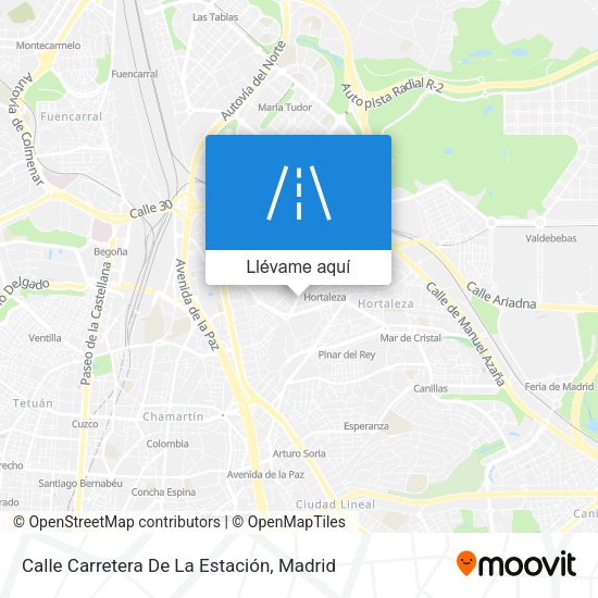 Mapa Calle Carretera De La Estación
