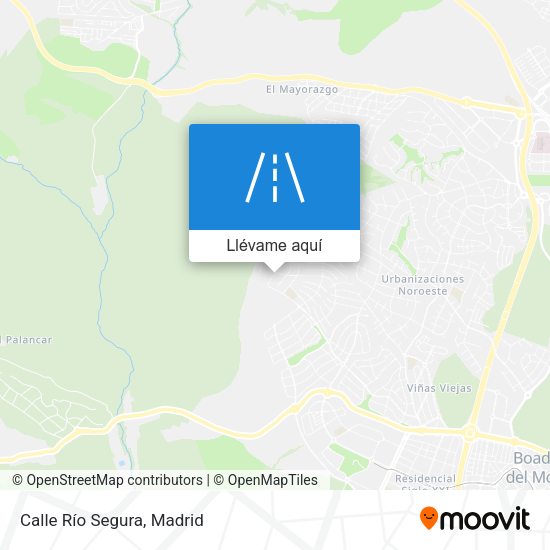 Mapa Calle Río Segura