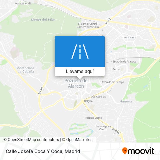 Mapa Calle Josefa Coca Y Coca