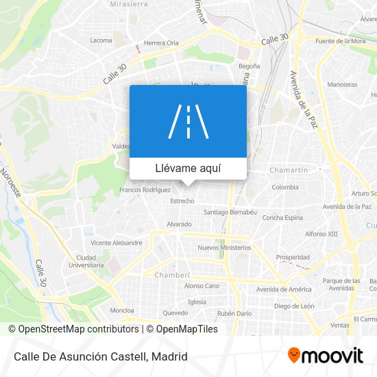 Mapa Calle De Asunción Castell