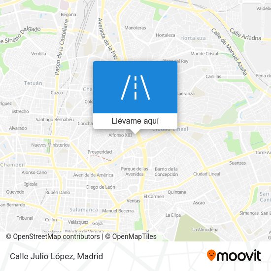 Mapa Calle Julio López