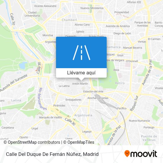 Mapa Calle Del Duque De Fernán Núñez