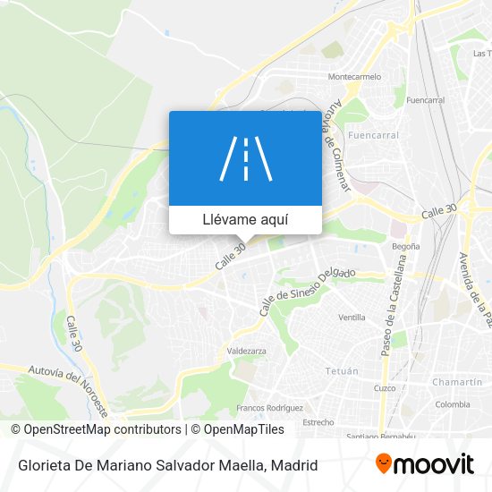 Mapa Glorieta De Mariano Salvador Maella