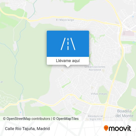 Mapa Calle Río Tajuña