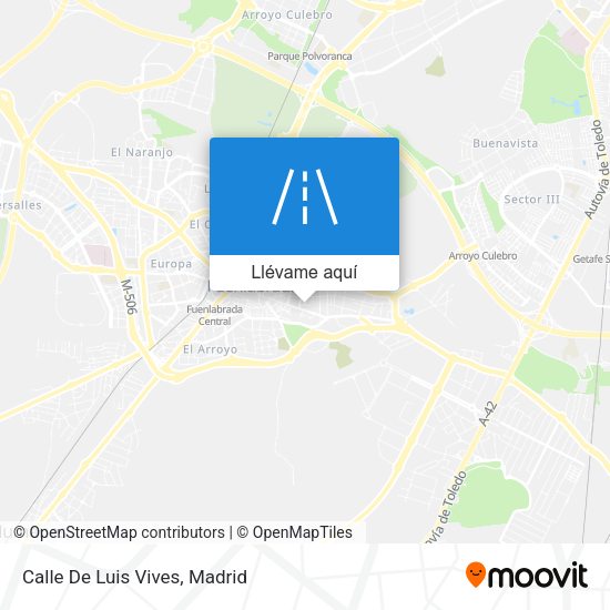 Mapa Calle De Luis Vives