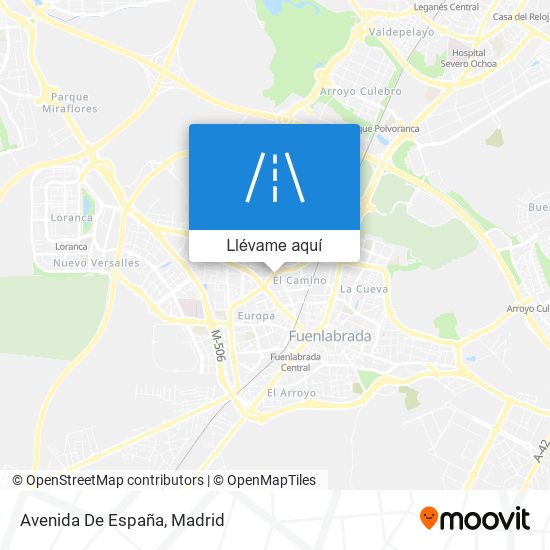 Mapa Avenida De España
