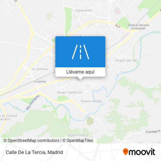 Mapa Calle De La Tercia