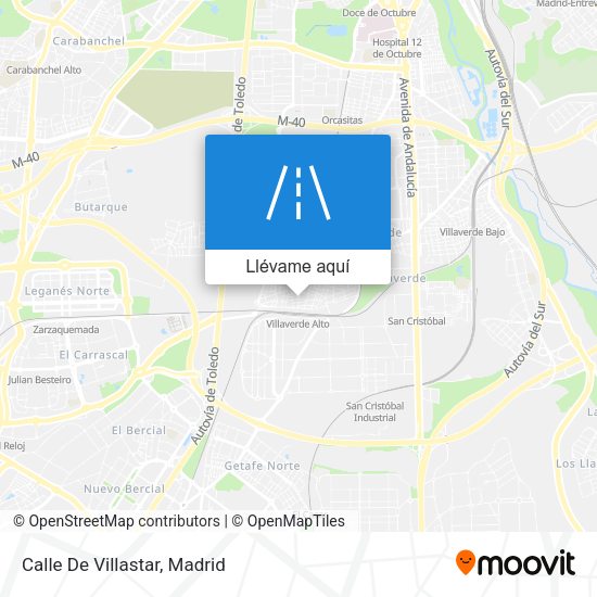 Mapa Calle De Villastar