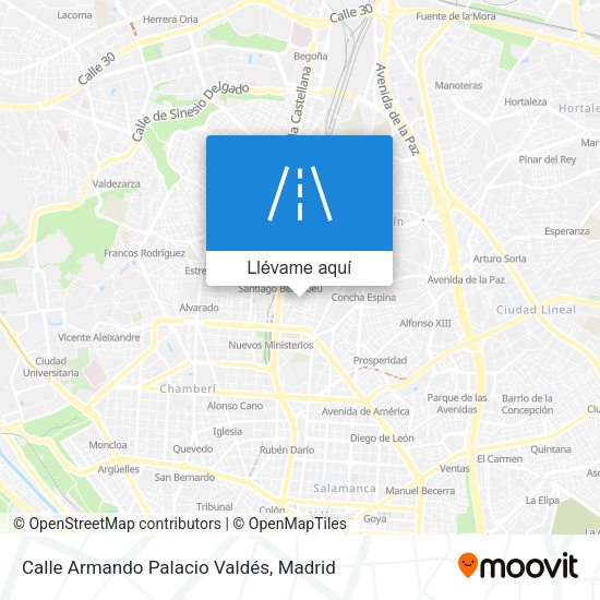 Mapa Calle Armando Palacio Valdés